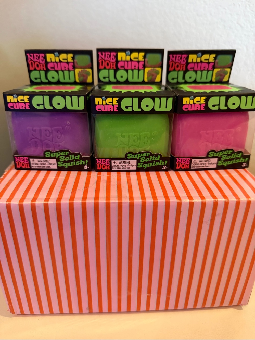 🌟🌟NEEDOH ICE CUBE “GLOW” - NEON PINK, GREEN OR PURPLE🌟🌟 CHOICE OF COLOR!